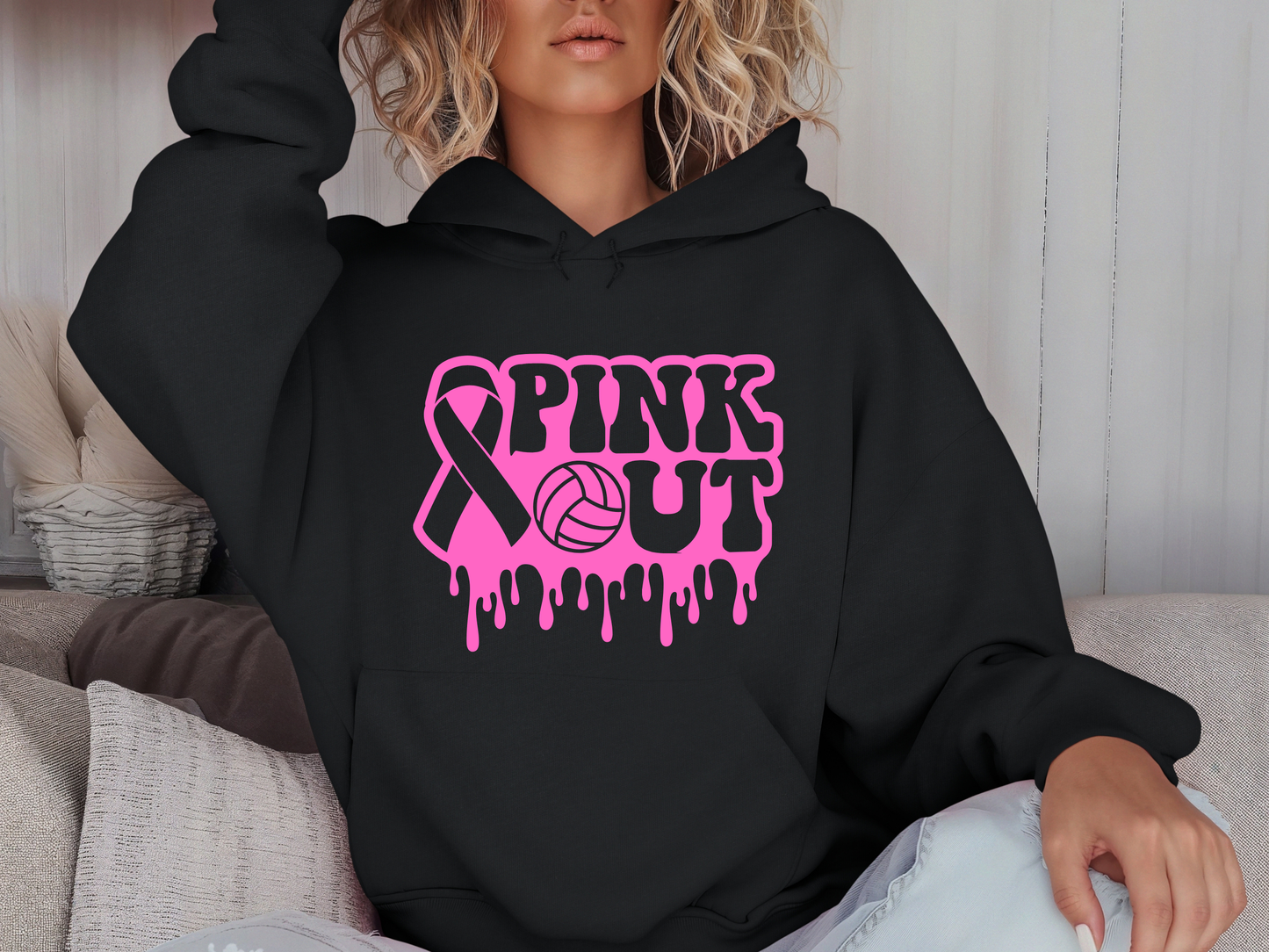 Drip in Pink Crewneck or Hoodie