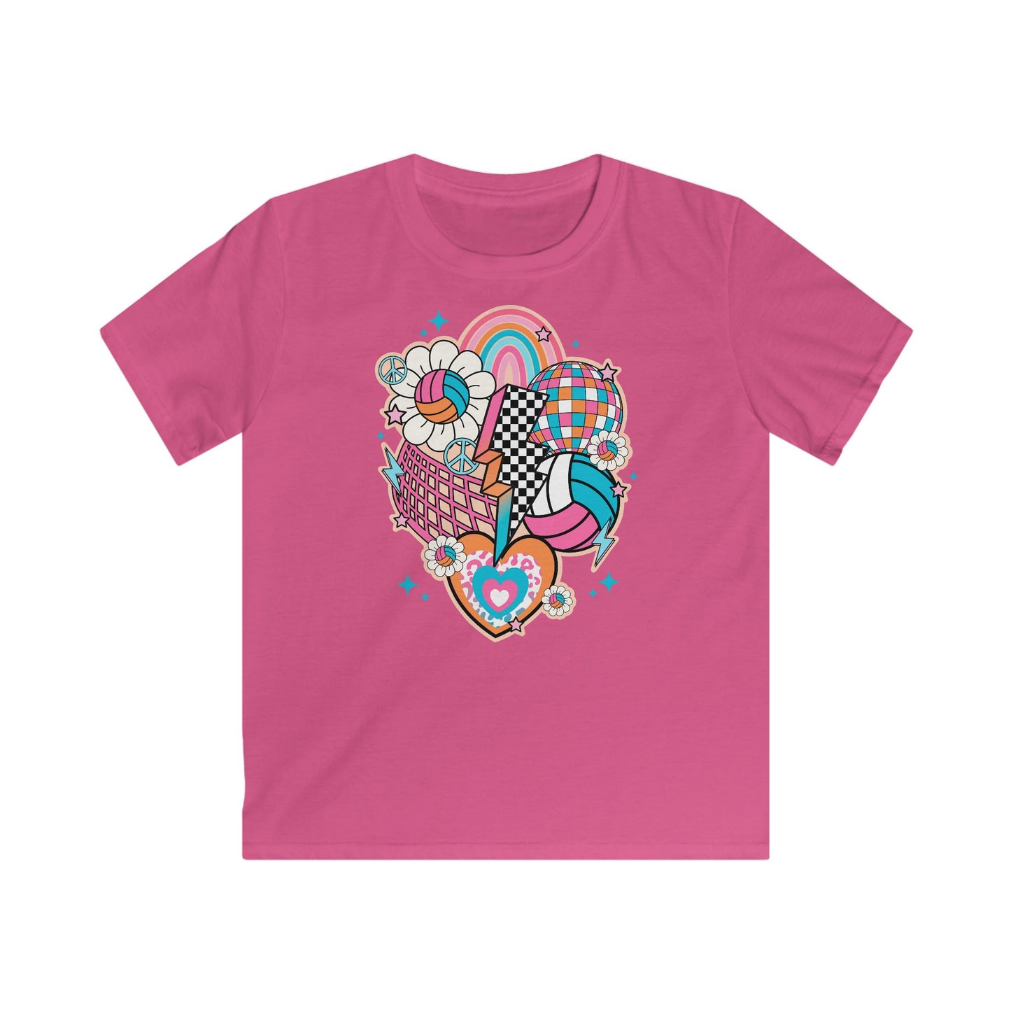 Youth Volleyball Retro Party Shirt