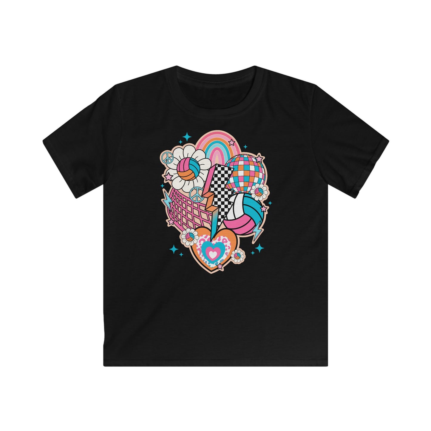 Youth Volleyball Retro Party Shirt