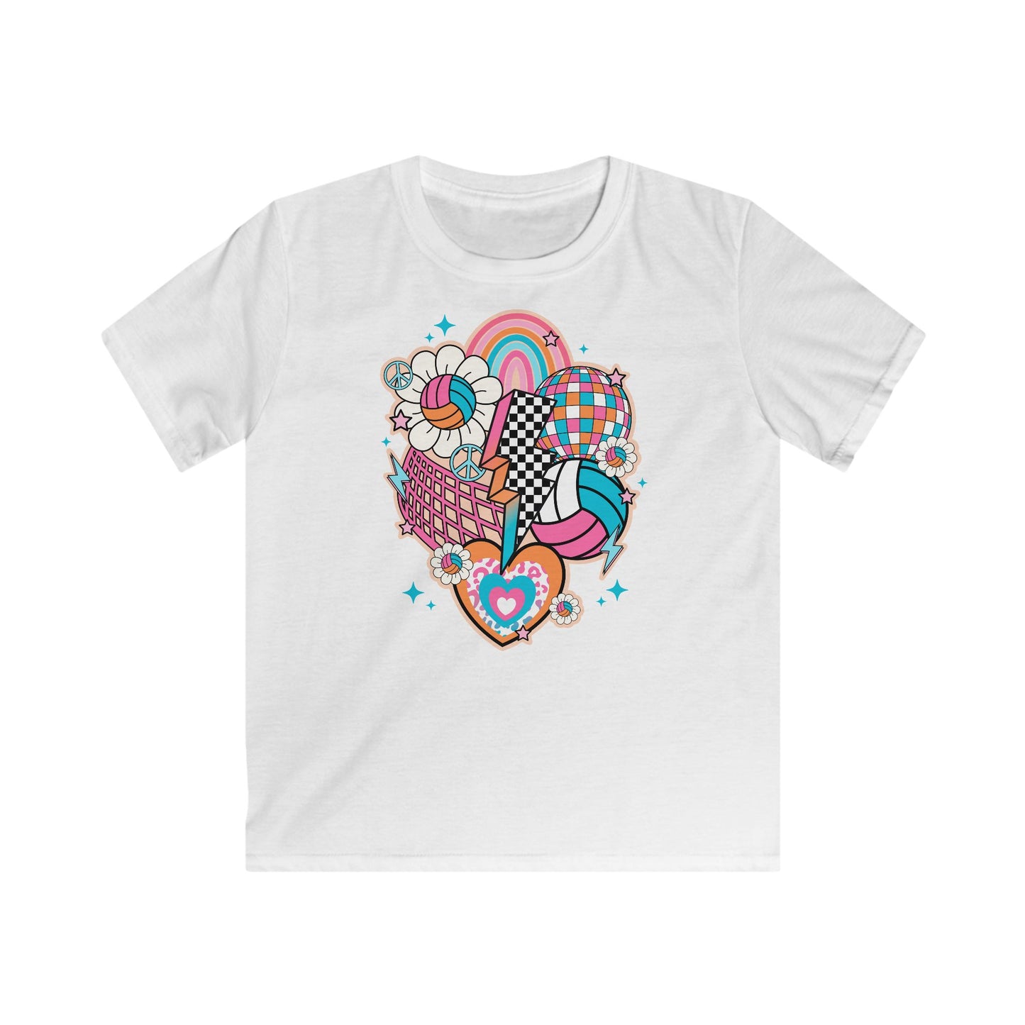 Youth Volleyball Retro Party Shirt