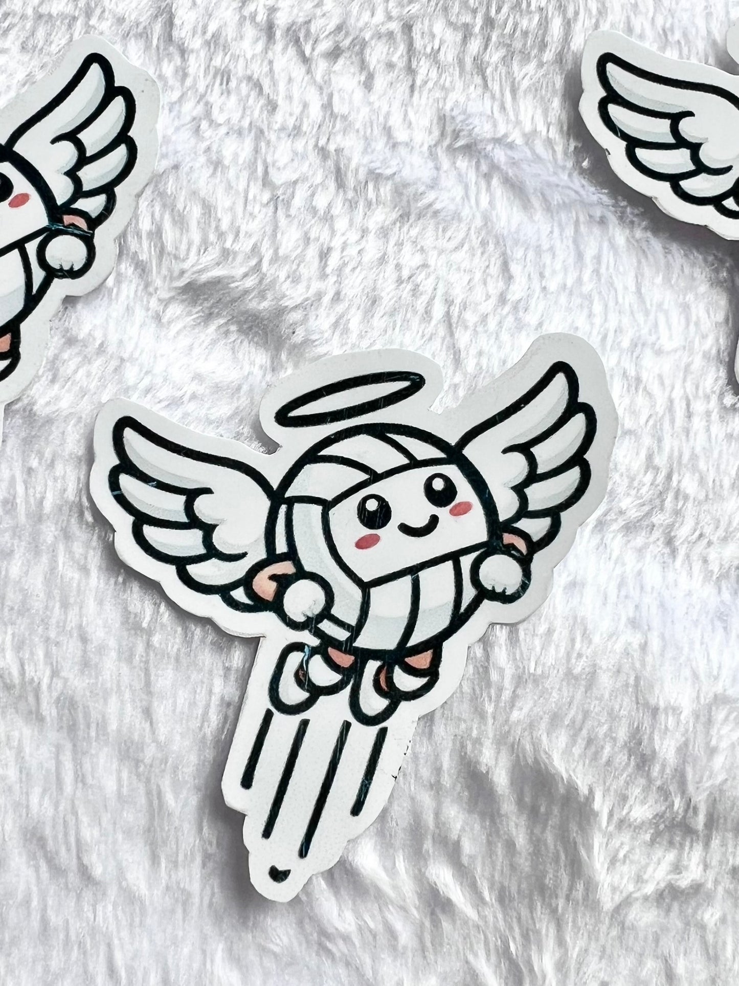 Volleyball Angel Sticker