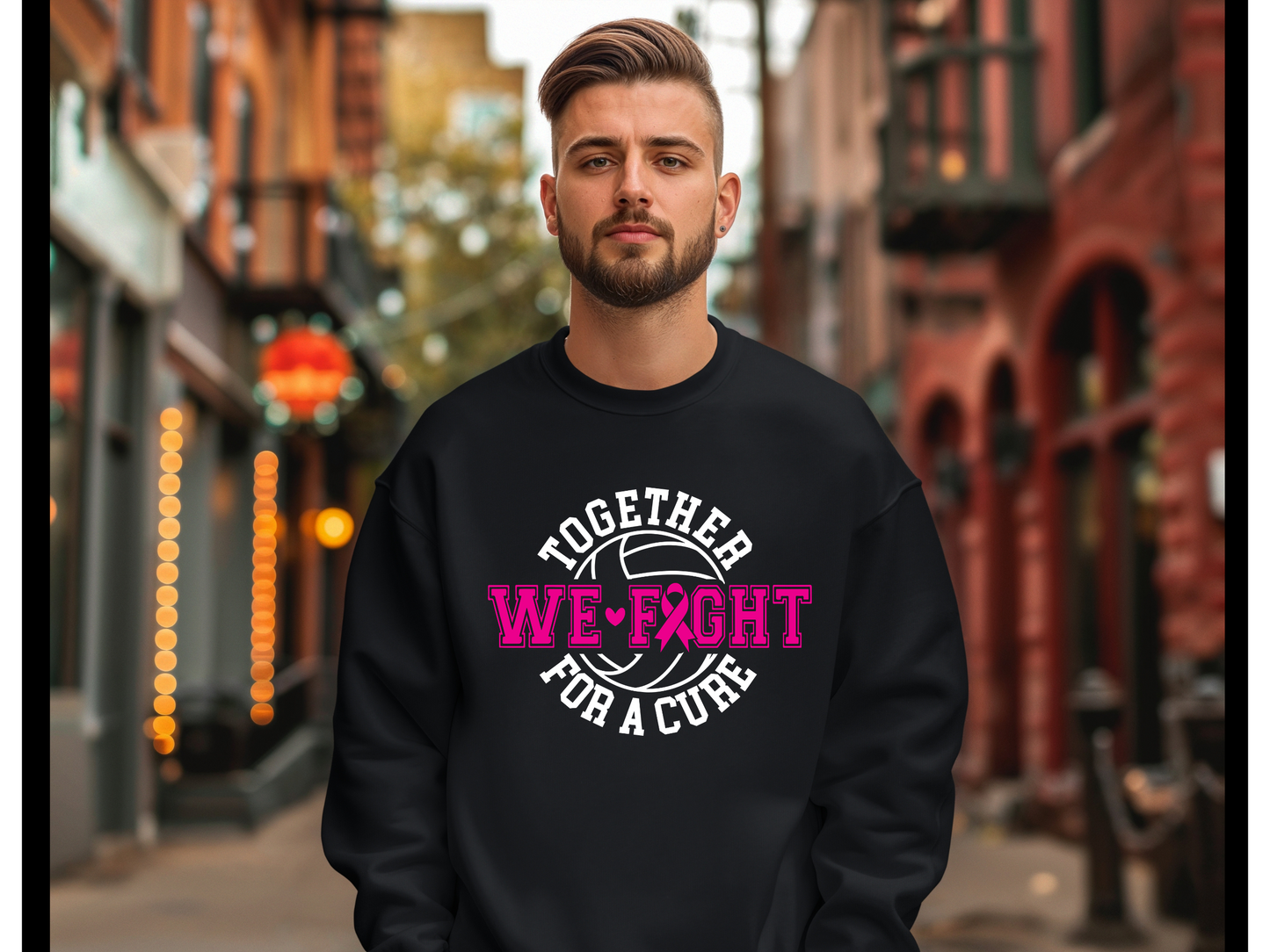 Empower Volleyball Together We Fight For A Cure Sweatshirt
