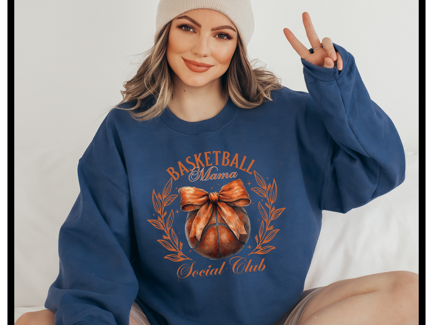 Basketball Mama Social Club Crewneck Sweatshirt