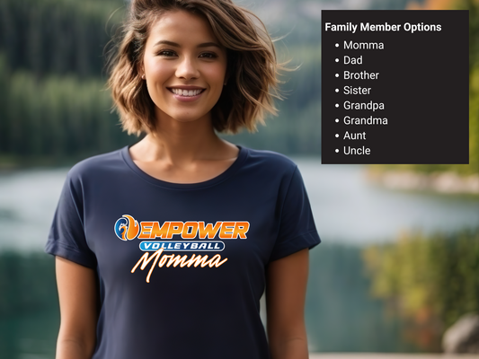 Empower Volleyball Family Tshirts