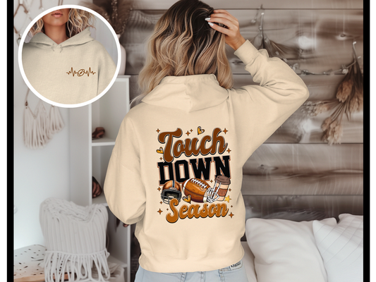 Fall Touchdown Season Football Hoodie