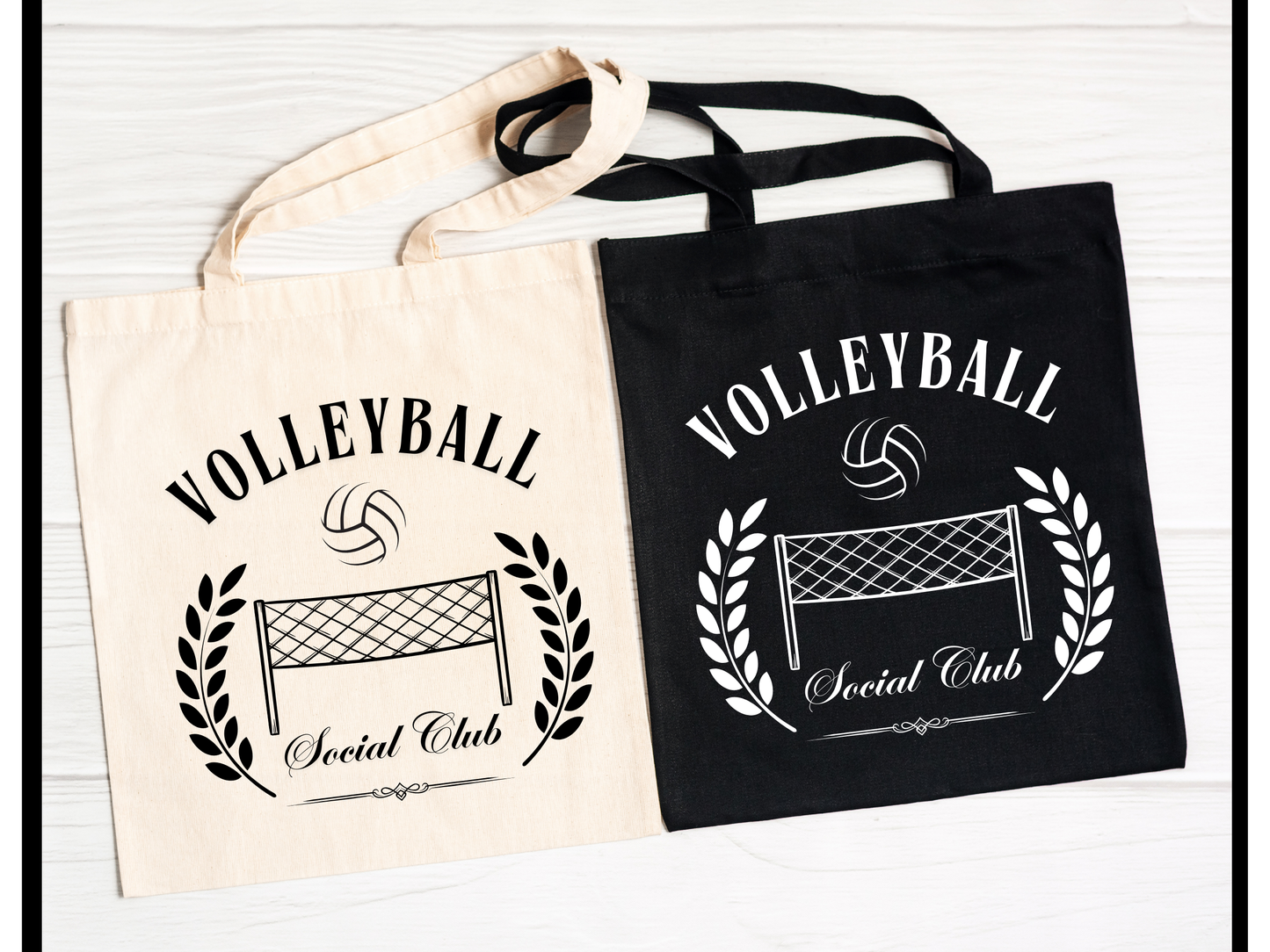Volleyball Social Club Tote Bag