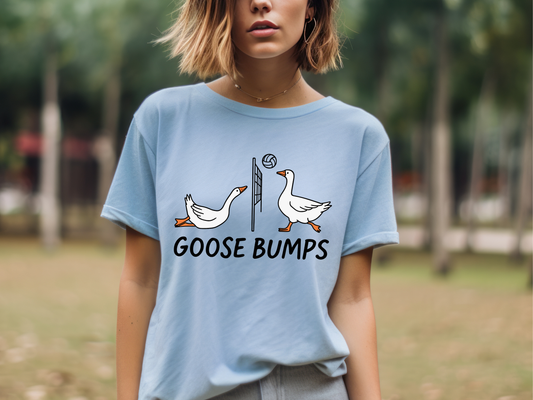 Goose Bumps Volleyball Tee – Cute & Punny Volleyball Shirt