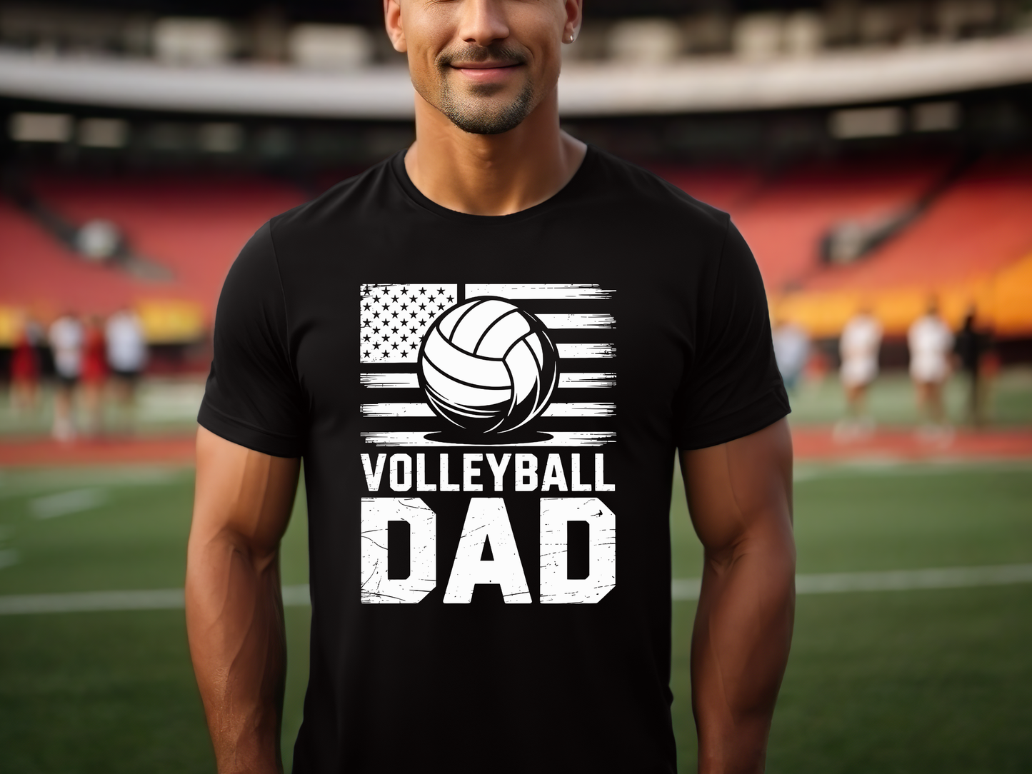 Ultimate Volleyball Dad Tee – Bold Sideline Support Shirt