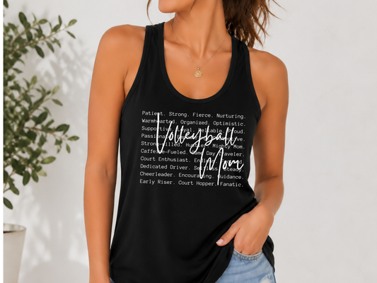 Volleyball Mom Definition Racerback Tank – The Ultimate Mom Uniform