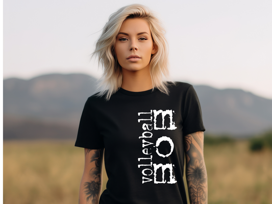 Volleyball Mom Typography